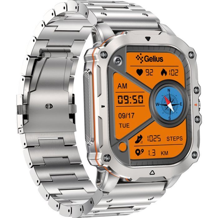 Смарт-годинник Gelius Tactical Heavy (GP-SW016) Silver Titan (2099901019103) зображення 6