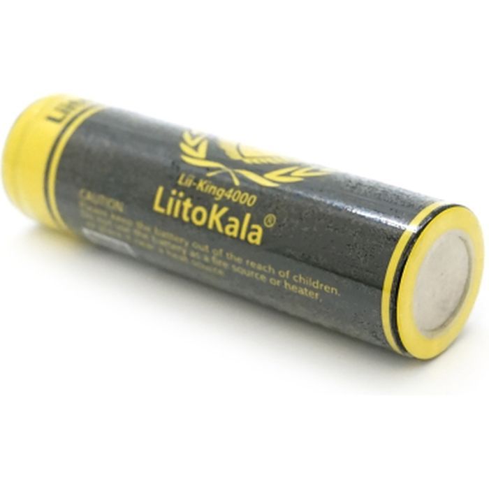 Аккумулятор 18650 4000mah (3800-4000mah), 3.7V(2.75-4.2V) Liitokala (King-4000-JT) изображение 2