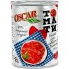 Овощная консервация Oscar foods Томаты очищенные резаные кубиками в собственном соку 400 г (8028277007739)