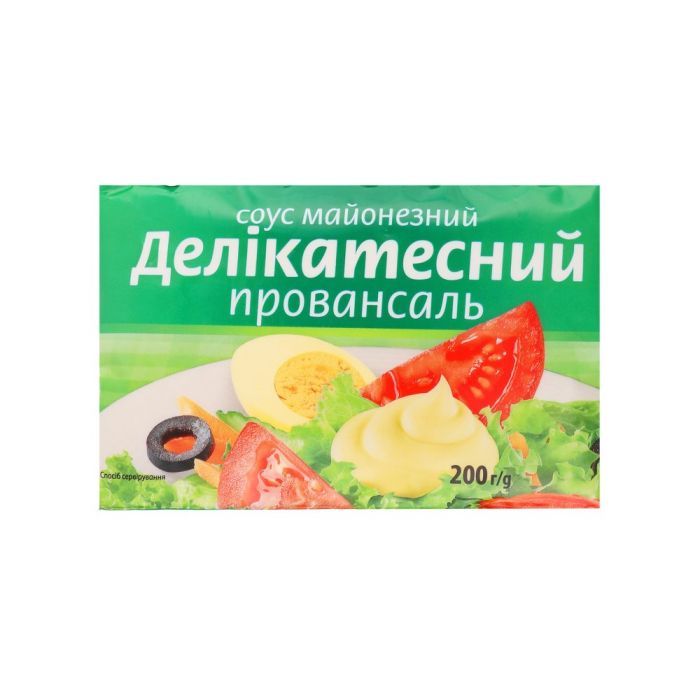 Соус Чумак Майонезный деликатесный провансаль 200 г (4823096007649)