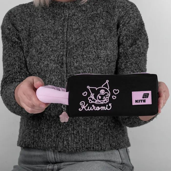 Пенал Kite 2703 HK-2 Kuromi чорно-рожевий (HK26-2703-2) зображення 8