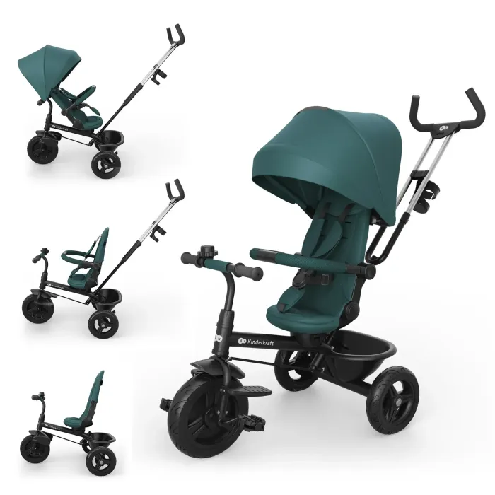 Детский велосипед Kinderkraft Aston 2 Plus Green (KRASTO02GREPL00) (5902533929917)