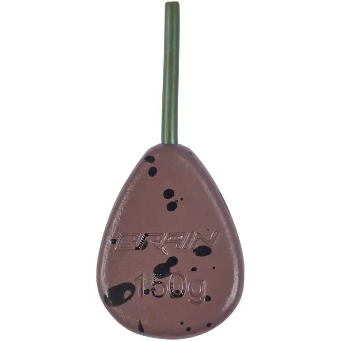 Грузило Brain In-Line Flat Lead 140g 2шт/уп Brown (1858.32.20)