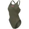Купальник Arena Team Swimsuit Swim Tech Solid 004763-609 темно-зелений 38 (3468337774532) зображення 6