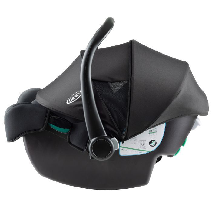 Автокресло Graco Snuglite 2 i-Size, 40-75 см (0+), чорне (GC1817CCMDN000) изображение 6