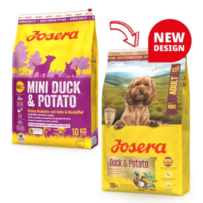 Сухий корм для собак Josera Mini Duck & Potato 10 кг (4032254785354) зображення 2