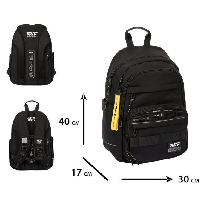 Рюкзак школьный Yes Blaze TS-47M (550310) изображение 3