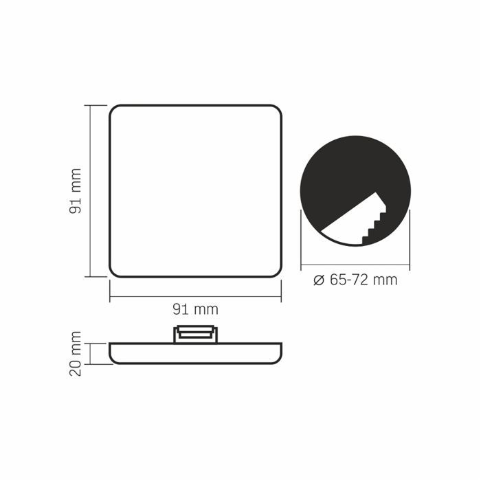 Светильник Videx VLE-DLFS-094 9W 4000K (VLE-DLFS-094) изображение 3