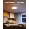 Светильник Govee H60A4 30cm Smart Square Ceiling Light, RGBWW + RGBIC, WI-FI/Bluetooth, білий (H80A4C01) изображение 14