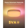 Светильник Govee H60A4 30cm Smart Square Ceiling Light, RGBWW + RGBIC, WI-FI/Bluetooth, білий (H80A4C01) изображение 15