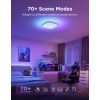 Светильник Govee H60A4 30cm Smart Square Ceiling Light, RGBWW + RGBIC, WI-FI/Bluetooth, білий (H80A4C01) изображение 17