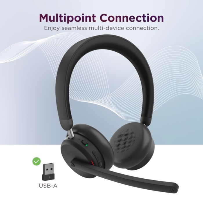 Наушники Lenovo Dual-Mode Wireless ANC 6550 Black (4XD1S19777) изображение 7