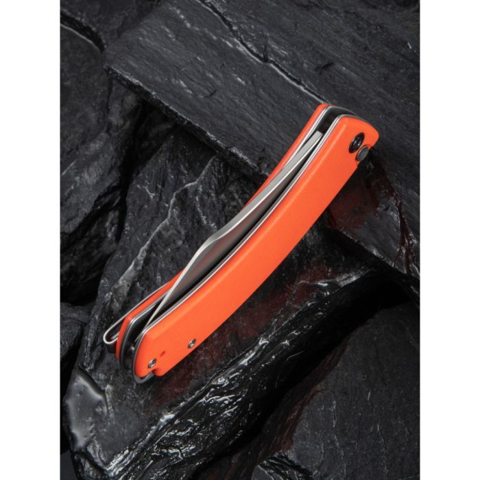 Нож Civivi Outlaw Muk, Orange G10, Stonewash (C24079-2) изображение 13