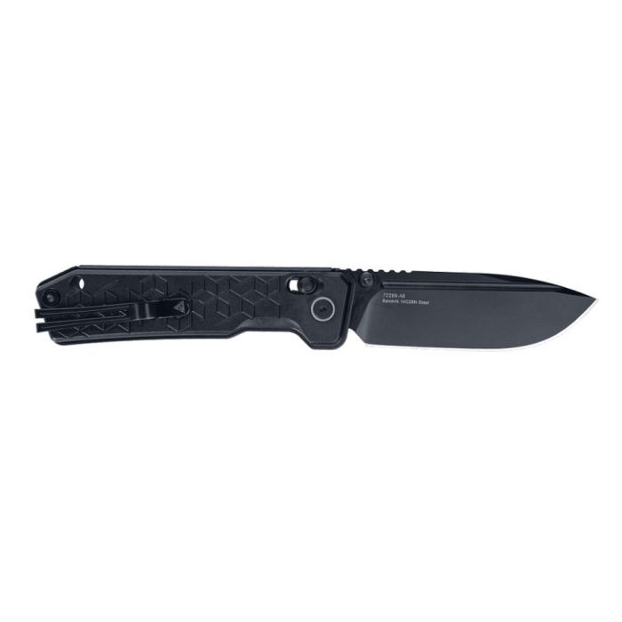 Нож SRM Rubik 7228B 14C28N, Black Aluminium, Black Stonewash (7228B-AB2) изображение 3