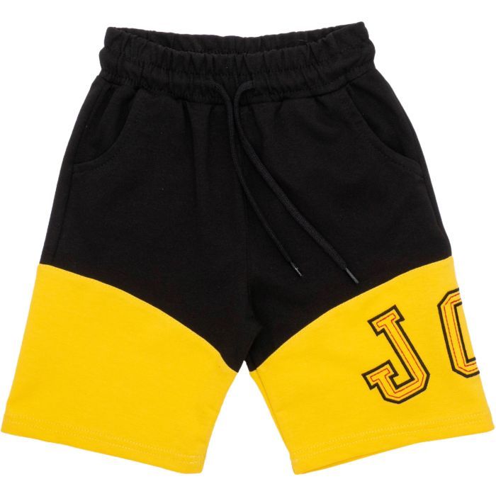 Шорты детские Joi трикотажные (Y-3013-110B-blackyellow)