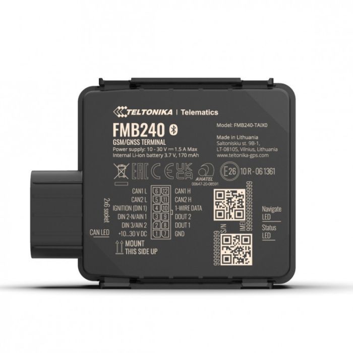 GPS-трекер для авто Teltonika FMB240 CAN data Tracker (FMB240) зображення 2