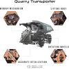 Конструктор Metal Time Коллекционная модель Quarry Transporter Механический карьерный самосвал (MT014) изображение 4