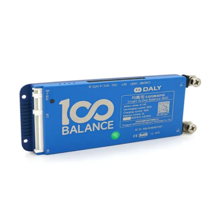 BMS контроллер DaLy LiFePO4 8-24S 100A с Bluetooth CAN активный балансир (DaLy 8-24S/100А)