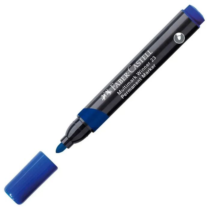 Маркер Faber-Castell перманентный Multimark Winner 23, цвет синий (32838)