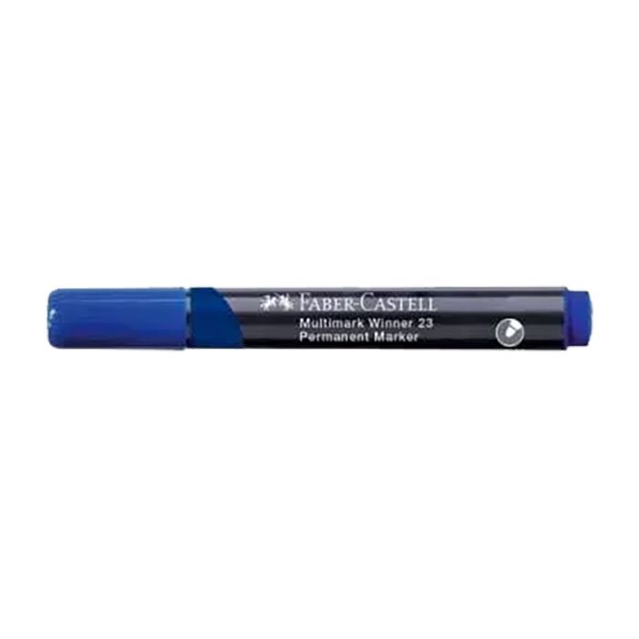Маркер Faber-Castell перманентный Multimark Winner 23, цвет синий (32838) изображение 3
