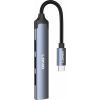 Концентратор LDNIO USB-C 4-in-1 3xUSB 2.0 + 1x3.5mm (DS-104C) изображение 2