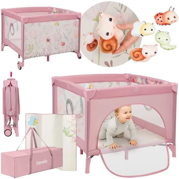 Дитячий манеж Lionelo MILLE PLUS GREY BEIGE (LO-MILLE PLUS GREY BEIGE) зображення 5