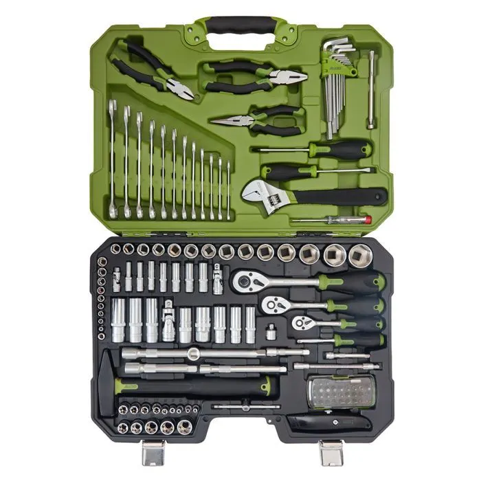 Набор инструментов Alloid 1/2" и 1/4", 6-гранный, 131 предмет (NI-131P) изображение 3