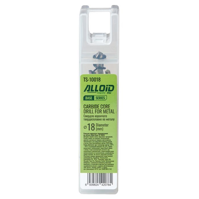 Свердло Alloid Base, корончате, твердосплавне, по металу, 12мм (TS-10012) зображення 4