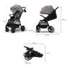 Коляска Kinderkraft Grande 2 Beige (KSGRAN02BEG0000) (5902533929603) зображення 5