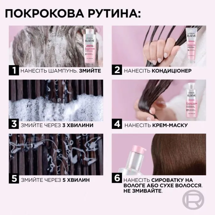 Сироватка для волосся Elseve Glycolic Gloss 150 мл (3600524143909) зображення 6