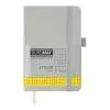 Книга записна Buromax ETALON 95 х 140 мм, 96 аркушів, клітинка, срібний (BM.296160-24)