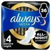 Гігієнічні прокладки Always Ultra Secure Night (Розмір 4) 36 шт. (8700216450379)