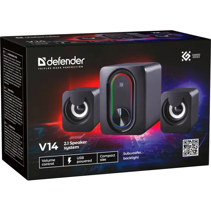 Акустическая система Defender V14 Black (65314) изображение 6