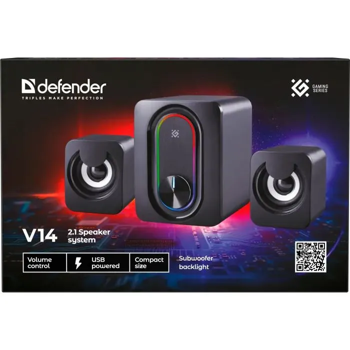 Акустическая система Defender V14 Black (65314) изображение 7