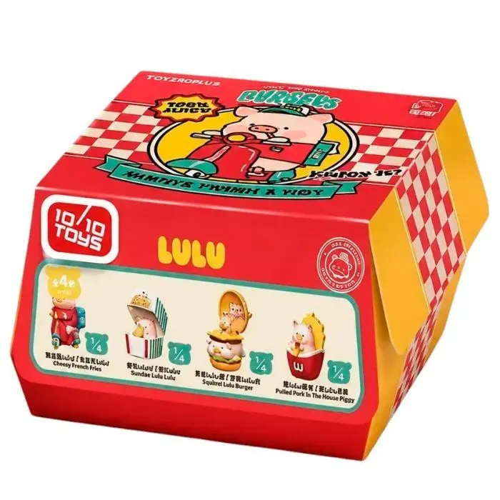 Фігурка 10/10 Toys сюрприз LuLu the Piggy Burger Express Movable Series (LULU1310)