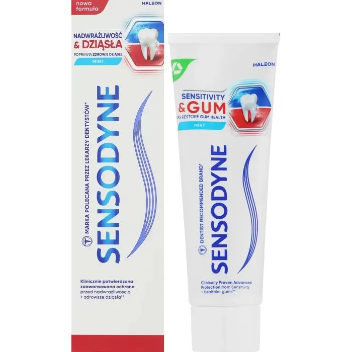 Зубна паста Sensodyne Sensitivity And Gum Caring Mint 75 мл (5054563237415) зображення 2
