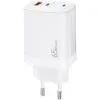 Зарядное устройство XoKo 1xUSB-C PD65W + 1xUSB QC3.0 GaN white (XK-QC-620) изображение 3