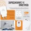 Зарядное устройство XoKo 1xUSB-C PD65W + 1xUSB QC3.0 GaN white (XK-QC-620) изображение 5