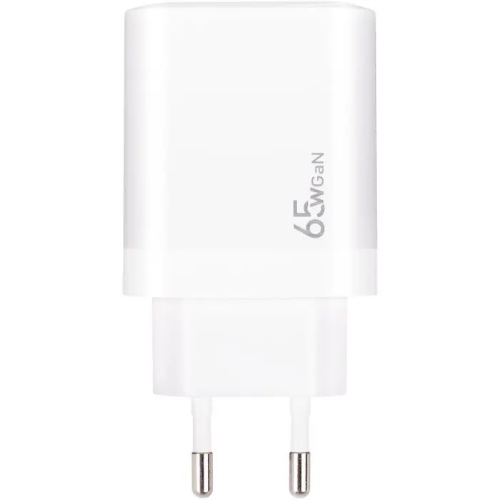 Зарядное устройство XoKo 1xUSB-C PD65W + 1xUSB QC3.0 GaN white (XK-QC-620) изображение 9