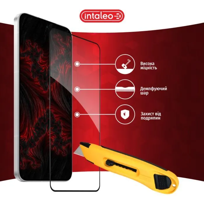 Скло захисне Intaleo Full Glue ESD Xiaomi POCO F7 Black (1283126624001) зображення 5