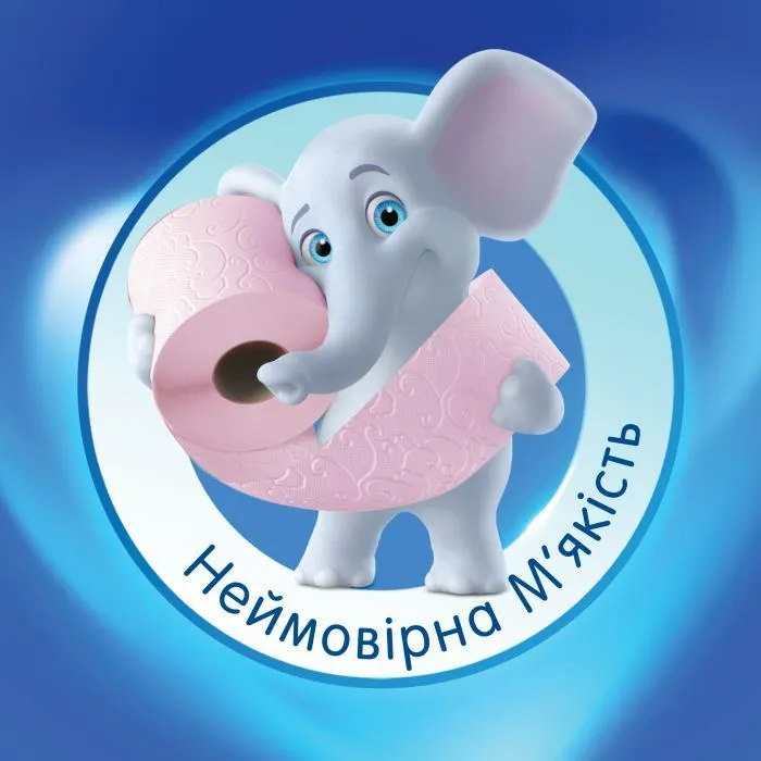 Туалетний папір Selpak Perfumed Пудра 3 шари 32+8 рулонів (8690530078802) зображення 3