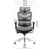 Офісне крісло GT Racer X-702 Light Gray (X-702 Light Gray (W17-1)) зображення 8
