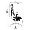 Офісне крісло GT Racer X-702 Light Gray (X-702 Light Gray (W17-1)) зображення 9