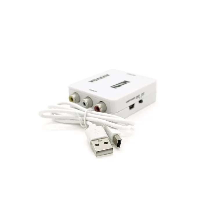 Перехідник 3xRCA F to VGA F 720P/1080P white Voltronic (YT38173)