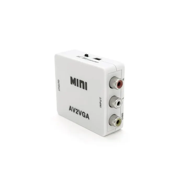 Перехідник 3xRCA F to VGA F 720P/1080P white Voltronic (YT38173) зображення 3