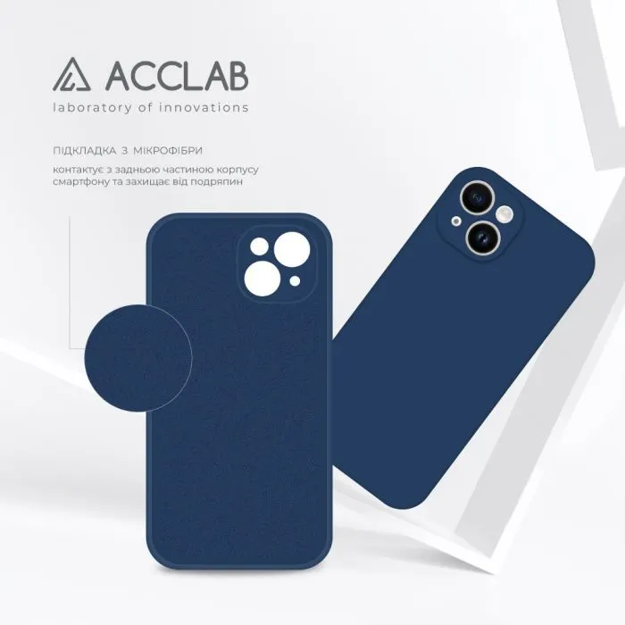 Чохол до мобільного телефона ACCLAB SoftShell Apple iPhone 14 Plus Blue (1283126557002) зображення 5