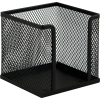 Підставка-куб для листів і паперів Buromax 10х10х10 см, wire mesh, black (BM.6215-01) зображення 2
