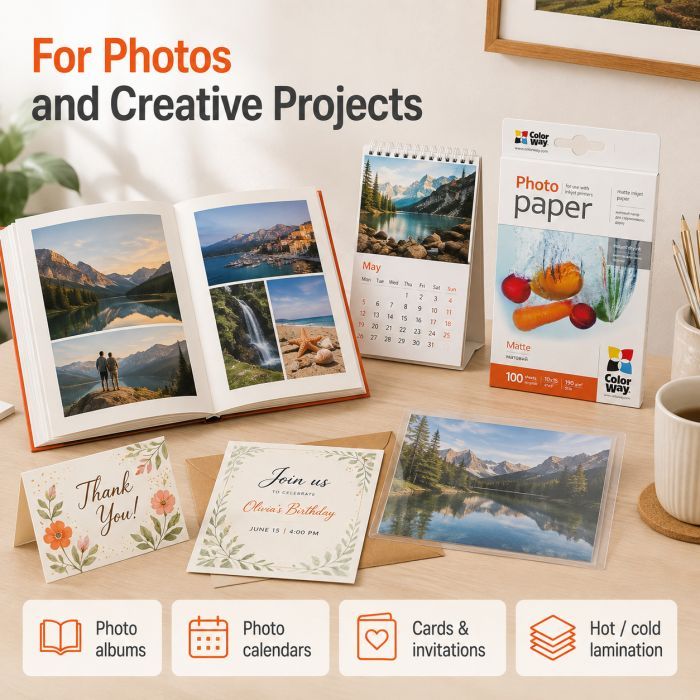 Фотопапір ColorWay 10x15 190г matte, 100с (PM1901004R) зображення 8
