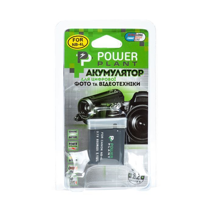Акумулятор до фото/відео PowerPlant Canon NB-4L (DV00DV1006) зображення 3