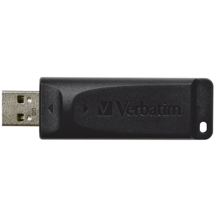 USB флеш накопитель Verbatim 32GB Slider Black USB 2.0 (98697) изображение 2